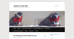 Desktop Screenshot of justice-in-the-city.com